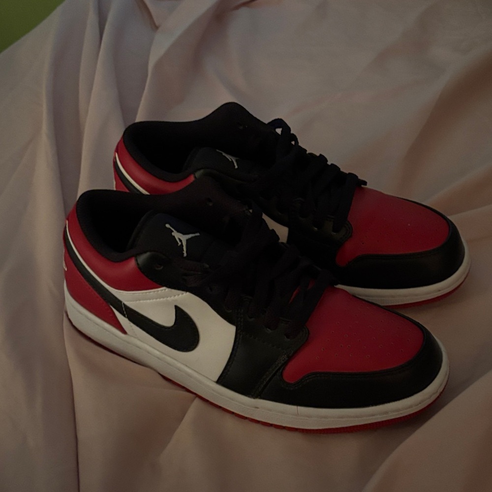 Jordan Black and Red Sneakers